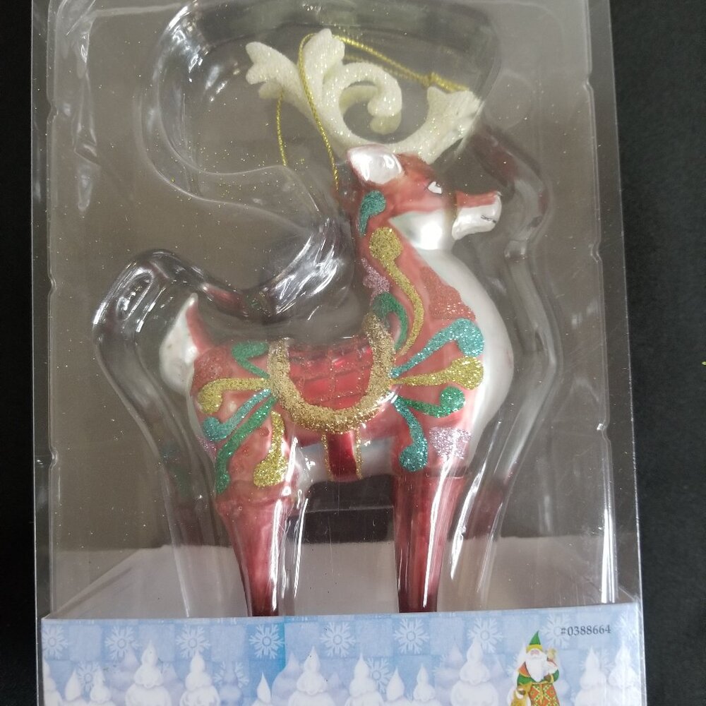 NIB *HTF*Jim Shore Reindeer Christmas Ornament